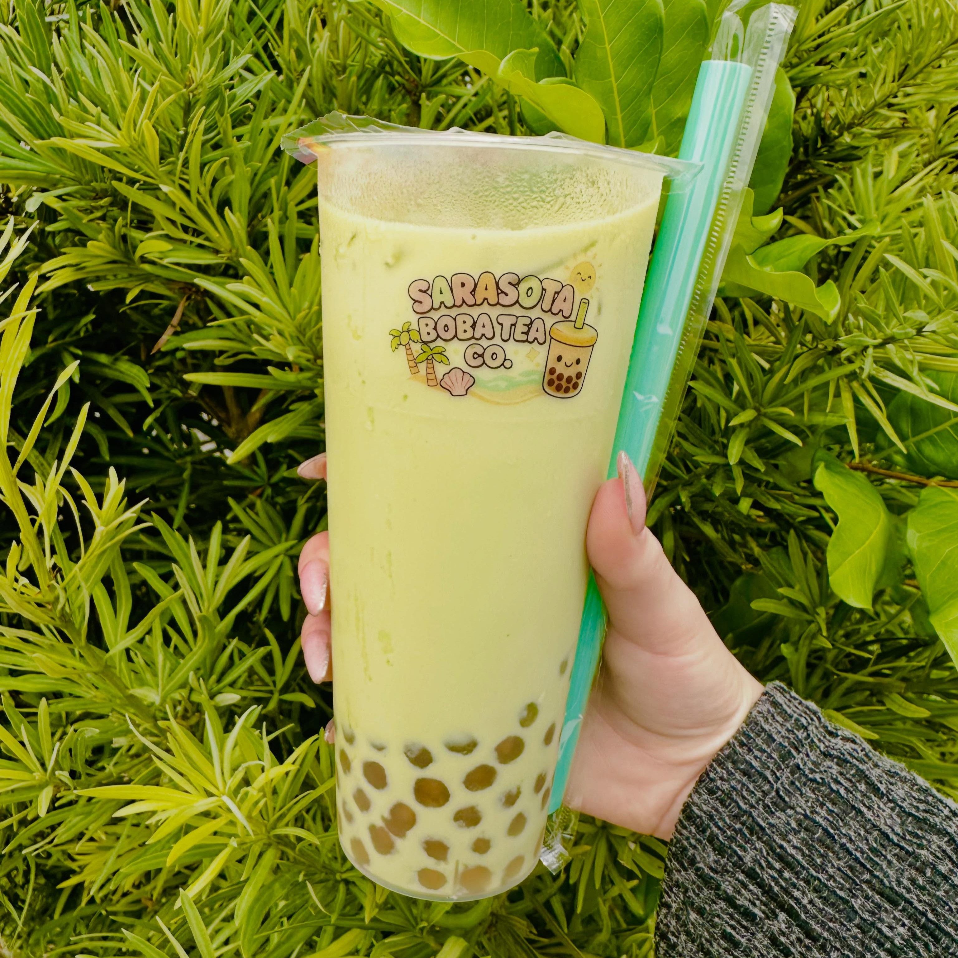 Honeydew Milk Tea.